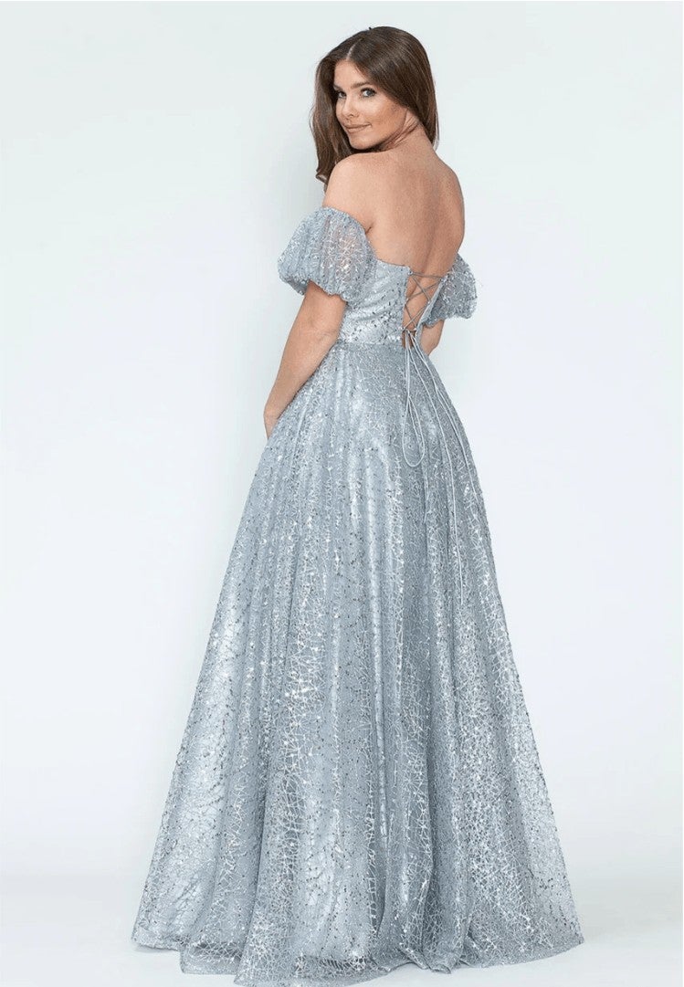 prom dresses winter haven fl PromDressesTampaFL A-Line V-Neck Detachable Train evening prom length hem SIZE:2M-2L-2XL