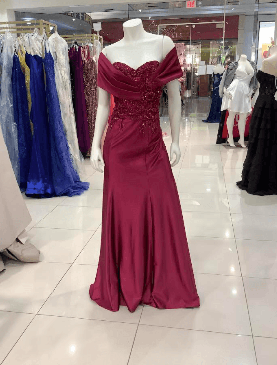 what does formal dress for wedding mean Ombre Satin Strapless Maxi Dress – bebe