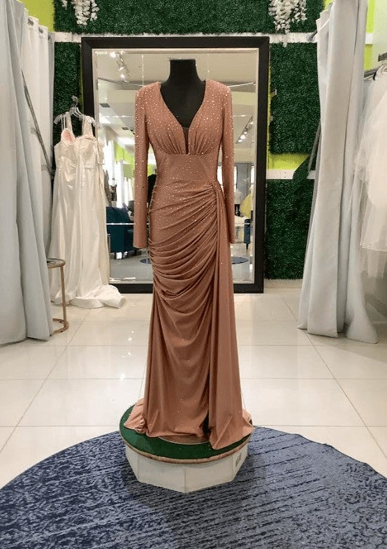petite knee length dresses Alex Evenings Embellished Illusion Dress best 8 free & SIZE:2S-2M-2L fabric 2:RHINESTONE MODEL INFO Model is